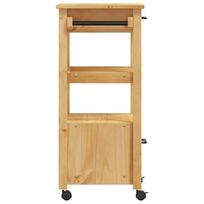 vidaXL Kitchen Trolley MONZA 48x40x88.5 cm Solid Wood Pine