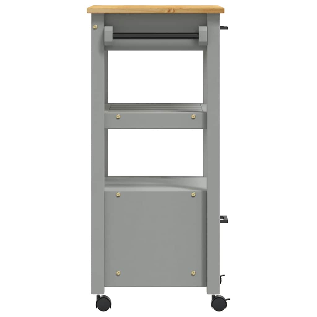vidaXL Kitchen Trolley MONZA 48x40x88.5 cm Solid Wood Pine