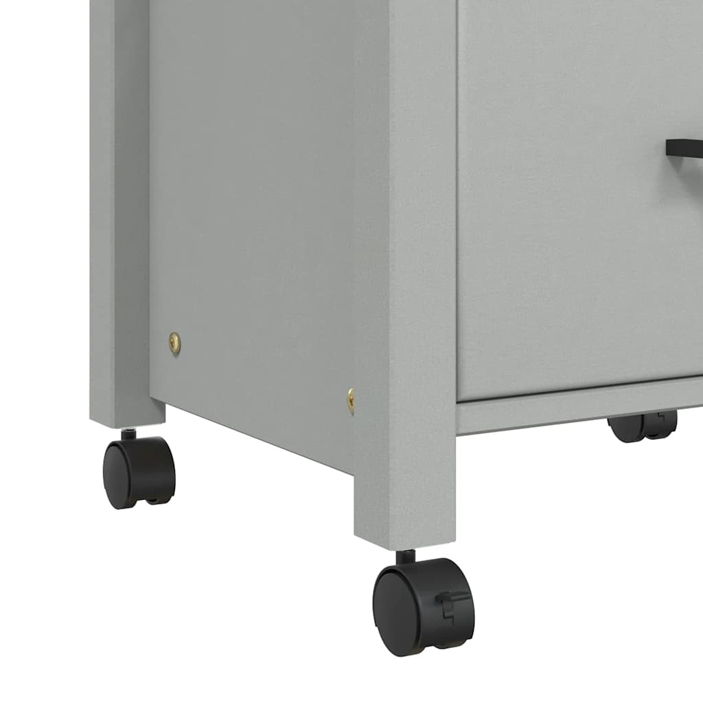 vidaXL Kitchen Trolley MONZA 48x40x88.5 cm Solid Wood Pine