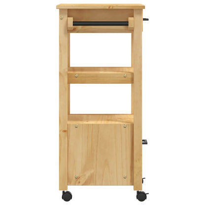 vidaXL Kitchen Trolley MONZA 48x40x88.5 cm Solid Wood Pine