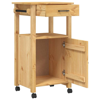vidaXL Kitchen Trolley MONZA 48x40x88.5 cm Solid Wood Pine