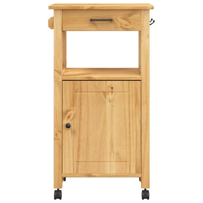 vidaXL Kitchen Trolley MONZA 48x40x88.5 cm Solid Wood Pine