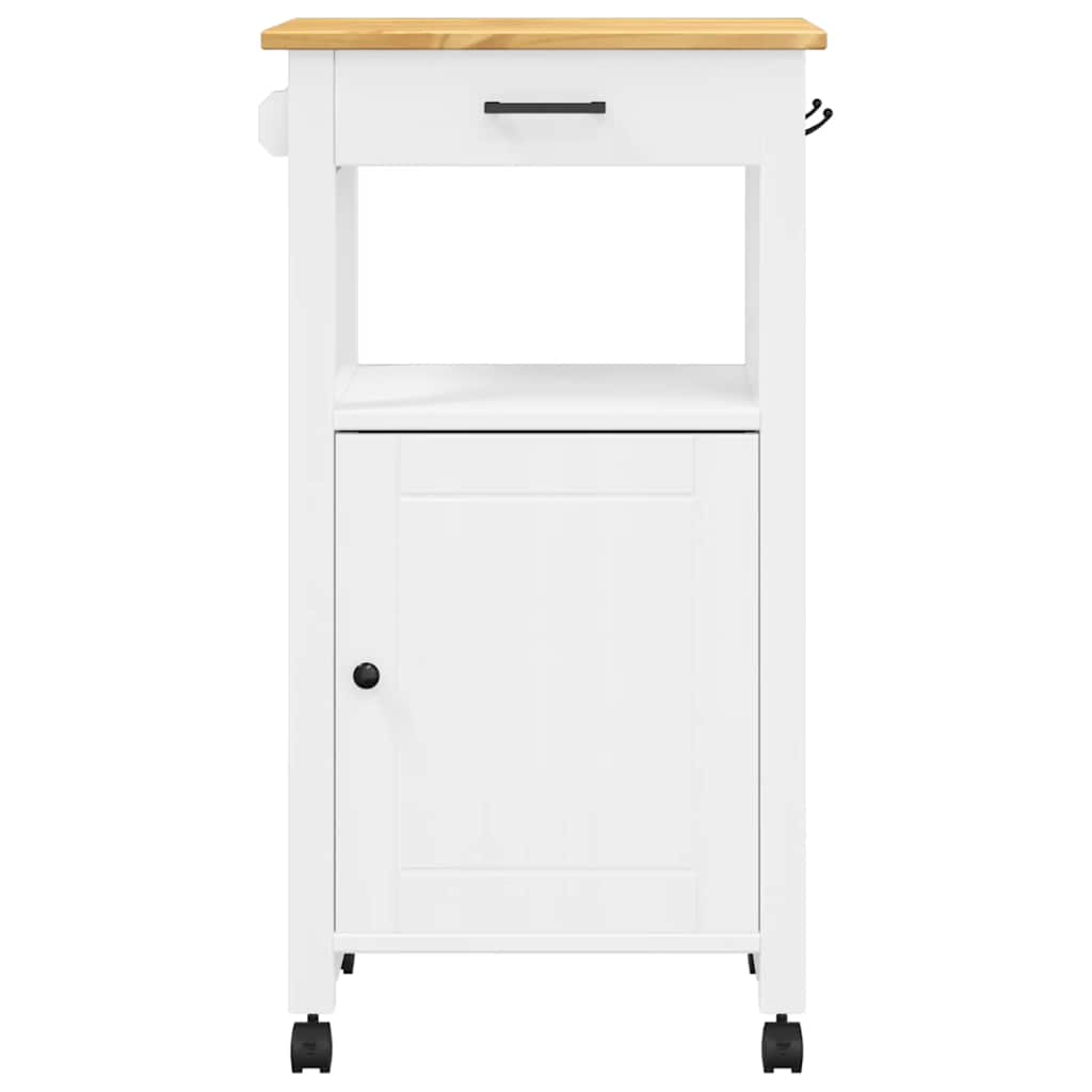 vidaXL Kitchen Trolley MONZA 48x40x88.5 cm Solid Wood Pine