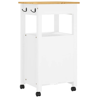 vidaXL Kitchen Trolley MONZA 48x40x88.5 cm Solid Wood Pine