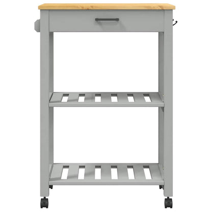 vidaXL Kitchen Trolley MONZA 60x40x88.5 cm Solid Wood Pine