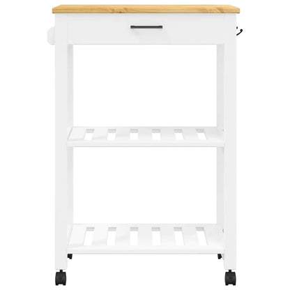 vidaXL Kitchen Trolley MONZA 60x40x88.5 cm Solid Wood Pine
