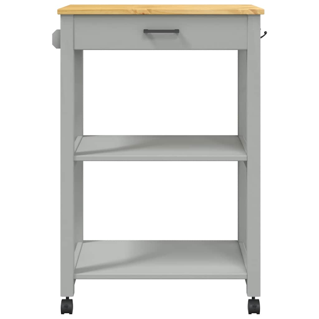 vidaXL Kitchen Trolley MONZA 60x40x88.5 cm Solid Wood Pine
