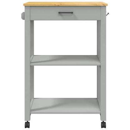 vidaXL Kitchen Trolley MONZA 60x40x88.5 cm Solid Wood Pine