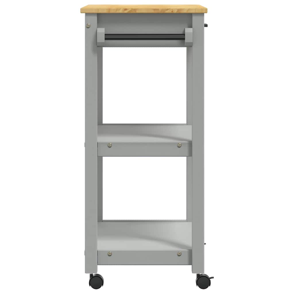 vidaXL Kitchen Trolley MONZA 60x40x88.5 cm Solid Wood Pine