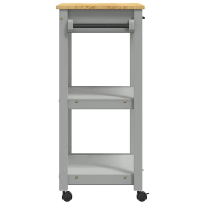 vidaXL Kitchen Trolley MONZA 60x40x88.5 cm Solid Wood Pine