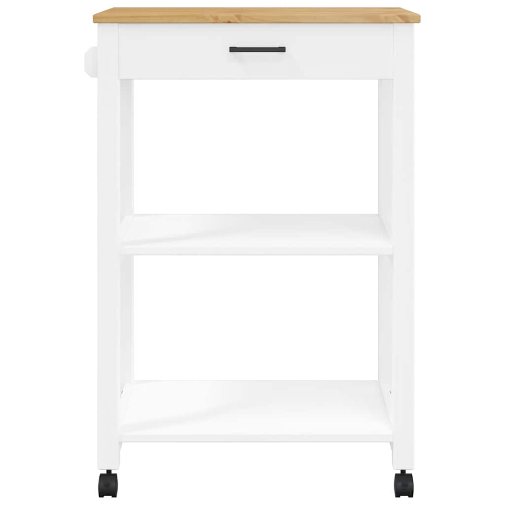 vidaXL Kitchen Trolley MONZA 60x40x88.5 cm Solid Wood Pine
