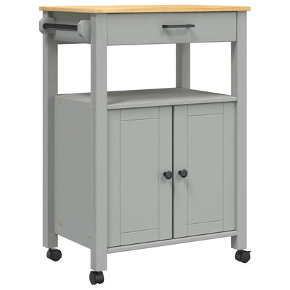 vidaXL Kitchen Trolley MONZA 60x40x88.5 cm Solid Wood Pine