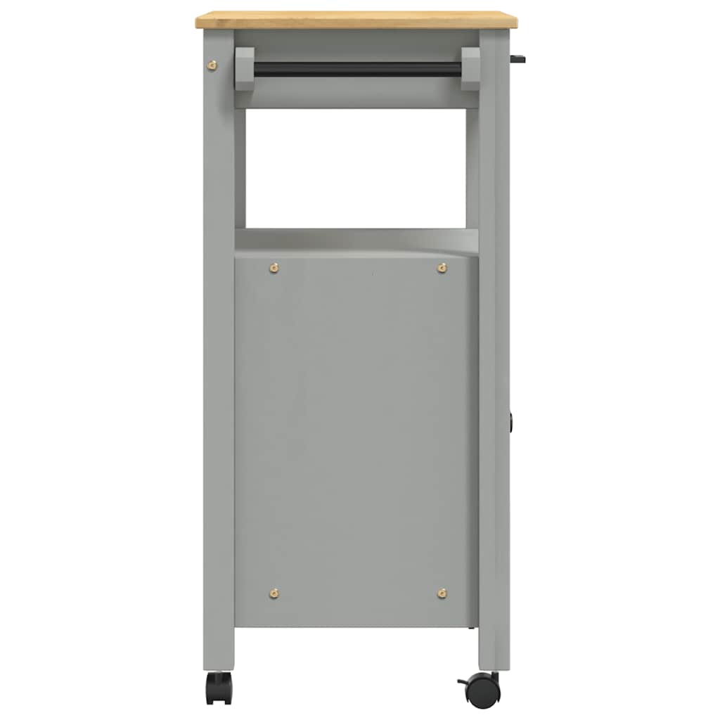 vidaXL Kitchen Trolley MONZA 60x40x88.5 cm Solid Wood Pine