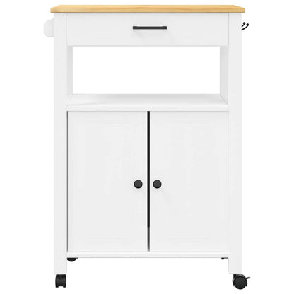 vidaXL Kitchen Trolley MONZA 60x40x88.5 cm Solid Wood Pine