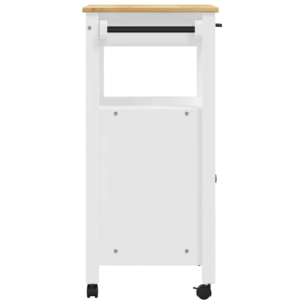 vidaXL Kitchen Trolley MONZA 60x40x88.5 cm Solid Wood Pine