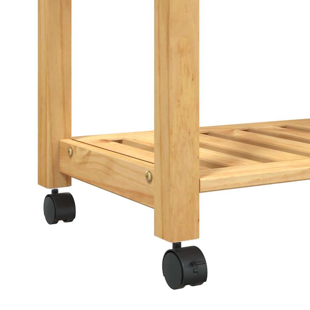vidaXL Kitchen Trolley MONZA 84x40x88.5 cm Solid Wood Pine