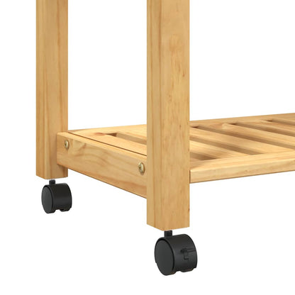 vidaXL Kitchen Trolley MONZA 84x40x88.5 cm Solid Wood Pine