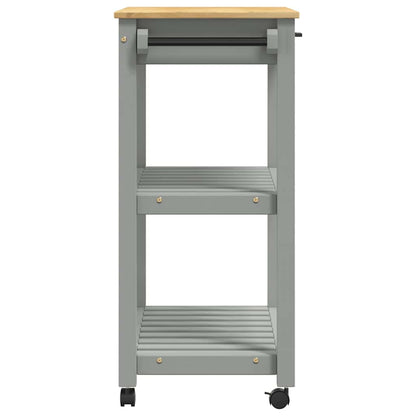 vidaXL Kitchen Trolley MONZA 84x40x88.5 cm Solid Wood Pine