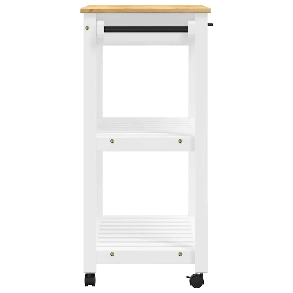 vidaXL Kitchen Trolley MONZA 84x40x88.5 cm Solid Wood Pine