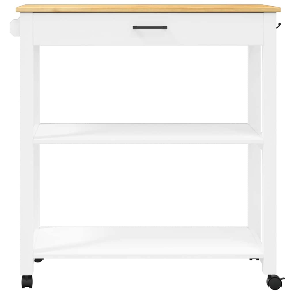 vidaXL Kitchen Trolley MONZA 84x40x88.5 cm Solid Wood Pine