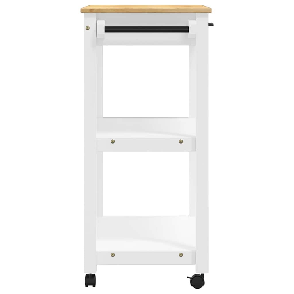 vidaXL Kitchen Trolley MONZA 84x40x88.5 cm Solid Wood Pine