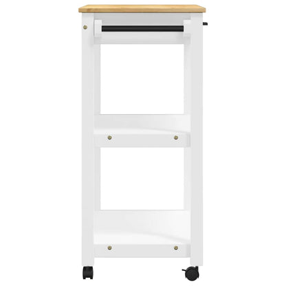 vidaXL Kitchen Trolley MONZA 84x40x88.5 cm Solid Wood Pine