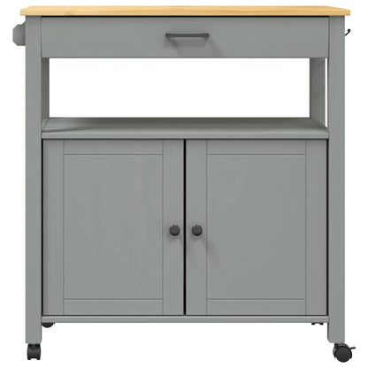 vidaXL Kitchen Trolley MONZA 84x40x88.5 cm Solid Wood Pine