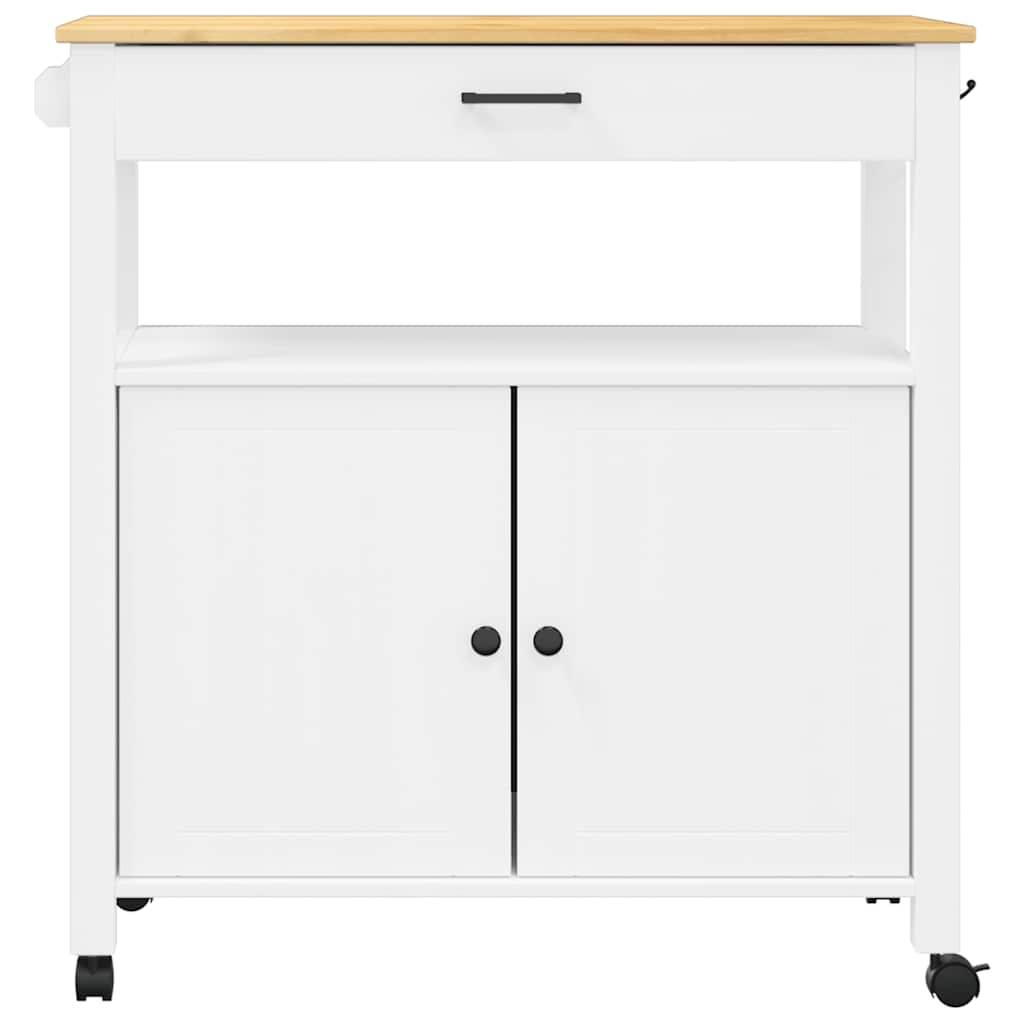 vidaXL Kitchen Trolley MONZA 84x40x88.5 cm Solid Wood Pine