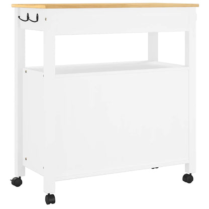 vidaXL Kitchen Trolley MONZA 84x40x88.5 cm Solid Wood Pine