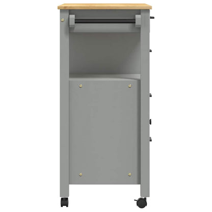 vidaXL Kitchen Trolley MONZA 84x40x88.5 cm Solid Wood Pine