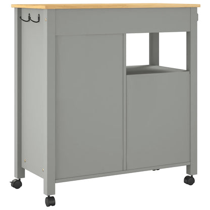 vidaXL Kitchen Trolley MONZA 84x40x88.5 cm Solid Wood Pine