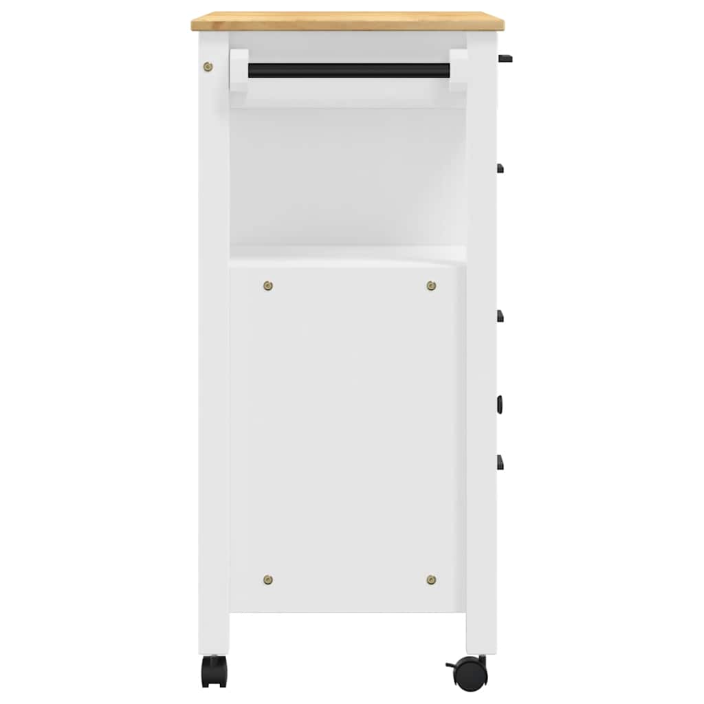 vidaXL Kitchen Trolley MONZA 84x40x88.5 cm Solid Wood Pine