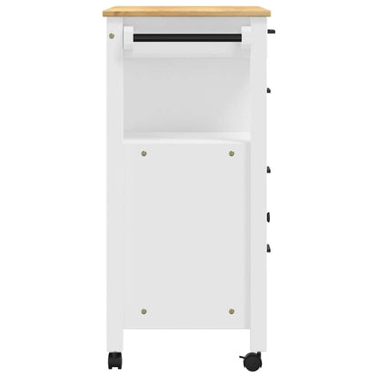 vidaXL Kitchen Trolley MONZA 84x40x88.5 cm Solid Wood Pine