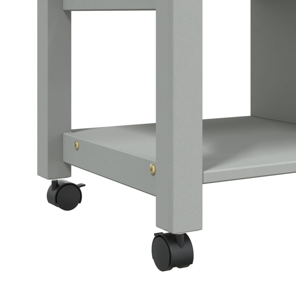 vidaXL Kitchen Trolley MONZA 84x40x88.5 cm Solid Wood Pine
