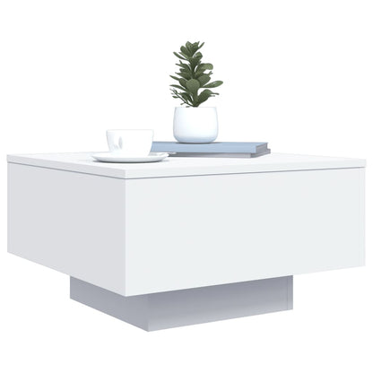 vidaXL Coffee Table White 55x55x31 cm Engineered Wood