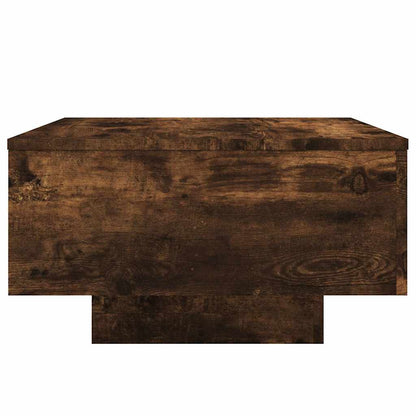 vidaXL Coffee Table Smoked Oak 55x55x31 cm Engineered Wood