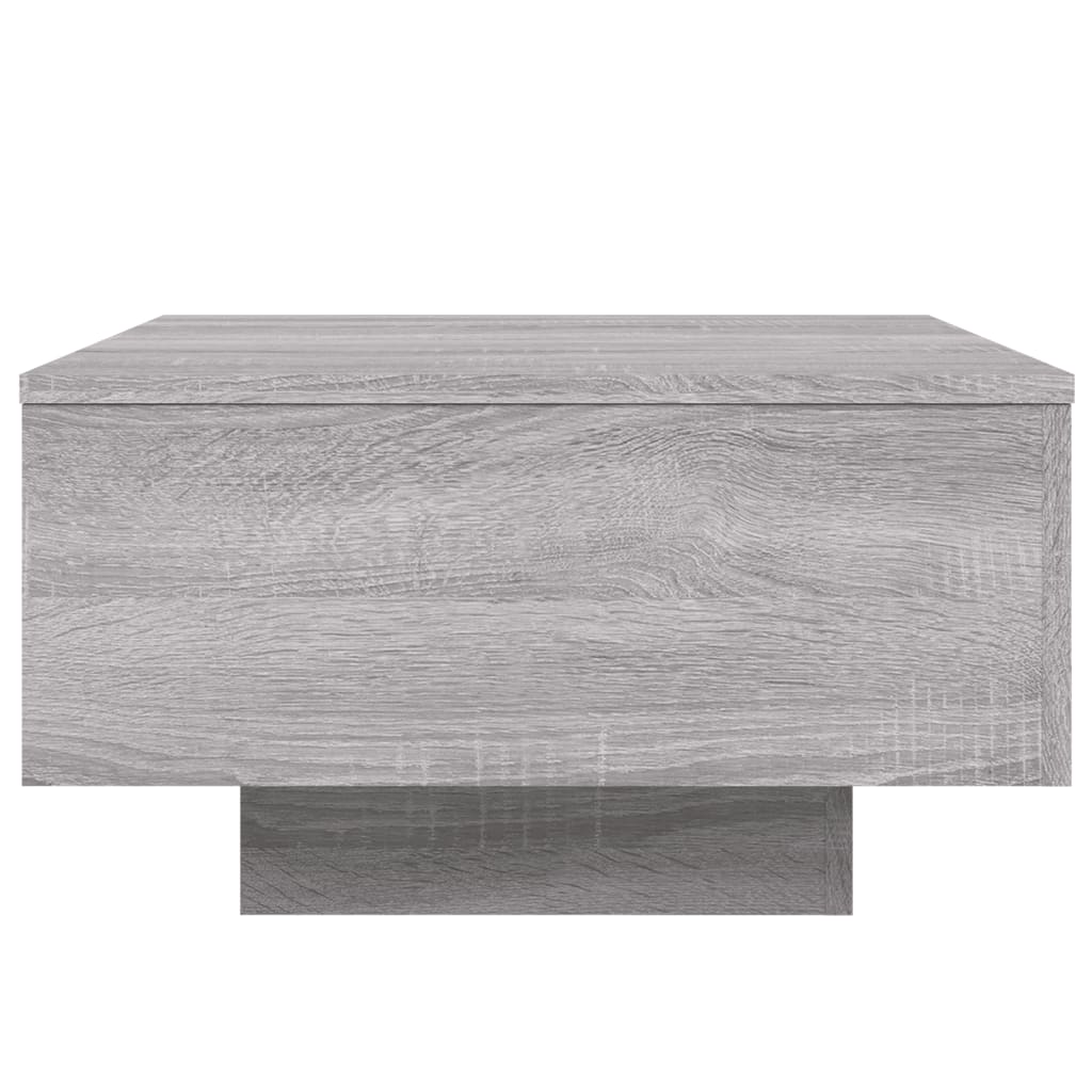 vidaXL Coffee Table Grey Sonoma 55x55x31 cm Engineered Wood