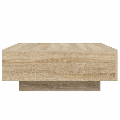 vidaXL Coffee Table Sonoma Oak 80x80x31 cm Engineered Wood