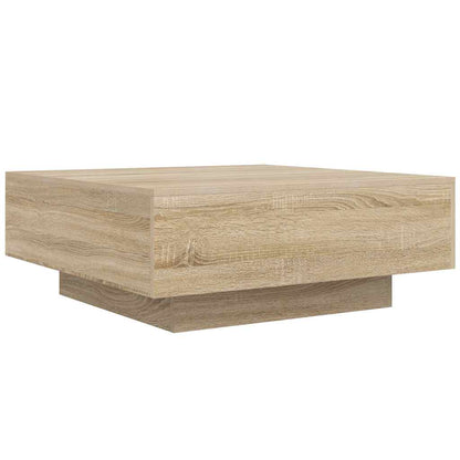 vidaXL Coffee Table Sonoma Oak 80x80x31 cm Engineered Wood