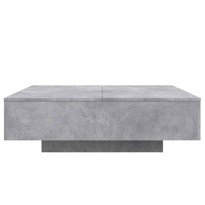 vidaXL Coffee Table Concrete Grey 100x100x31 cm Engineered Wood