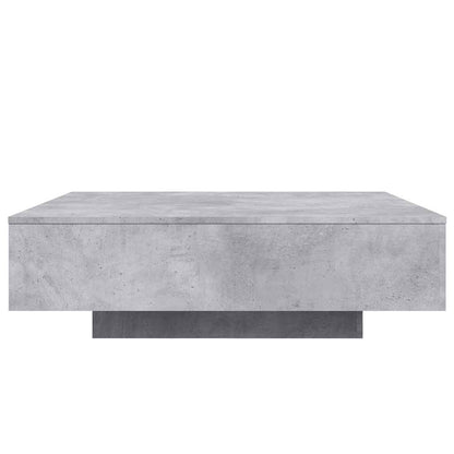 vidaXL Coffee Table Concrete Grey 100x100x31 cm Engineered Wood