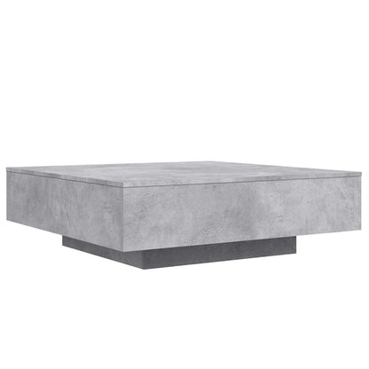vidaXL Coffee Table Concrete Grey 100x100x31 cm Engineered Wood