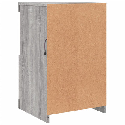 vidaXL Side Cabinets with LED Lights 2 pcs Grey Sonoma Engineered Wood