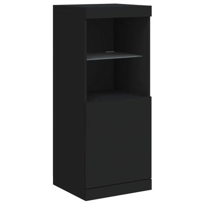 vidaXL Sideboard | Black | Engineered wood, Glass | Medium | Sideboard