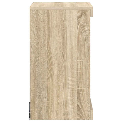 vidaXL Sideboard with LED Lights Sonoma Oak 41x37x67 cm