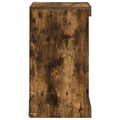 vidaXL Sideboard with LED Lights Smoked Oak 41x37x67 cm