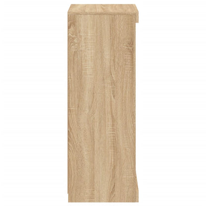 vidaXL Sideboard with LED Lights Sonoma Oak 41x37x100 cm