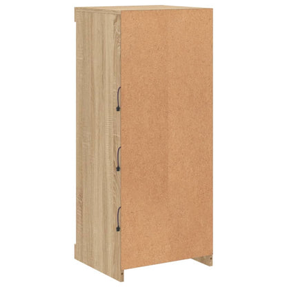 vidaXL Sideboard with LED Lights Sonoma Oak 41x37x100 cm