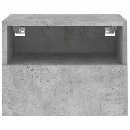 vidaXL TV Wall Cabinets 2 pcs Concrete Grey 40x30x30 cm Engineered Wood