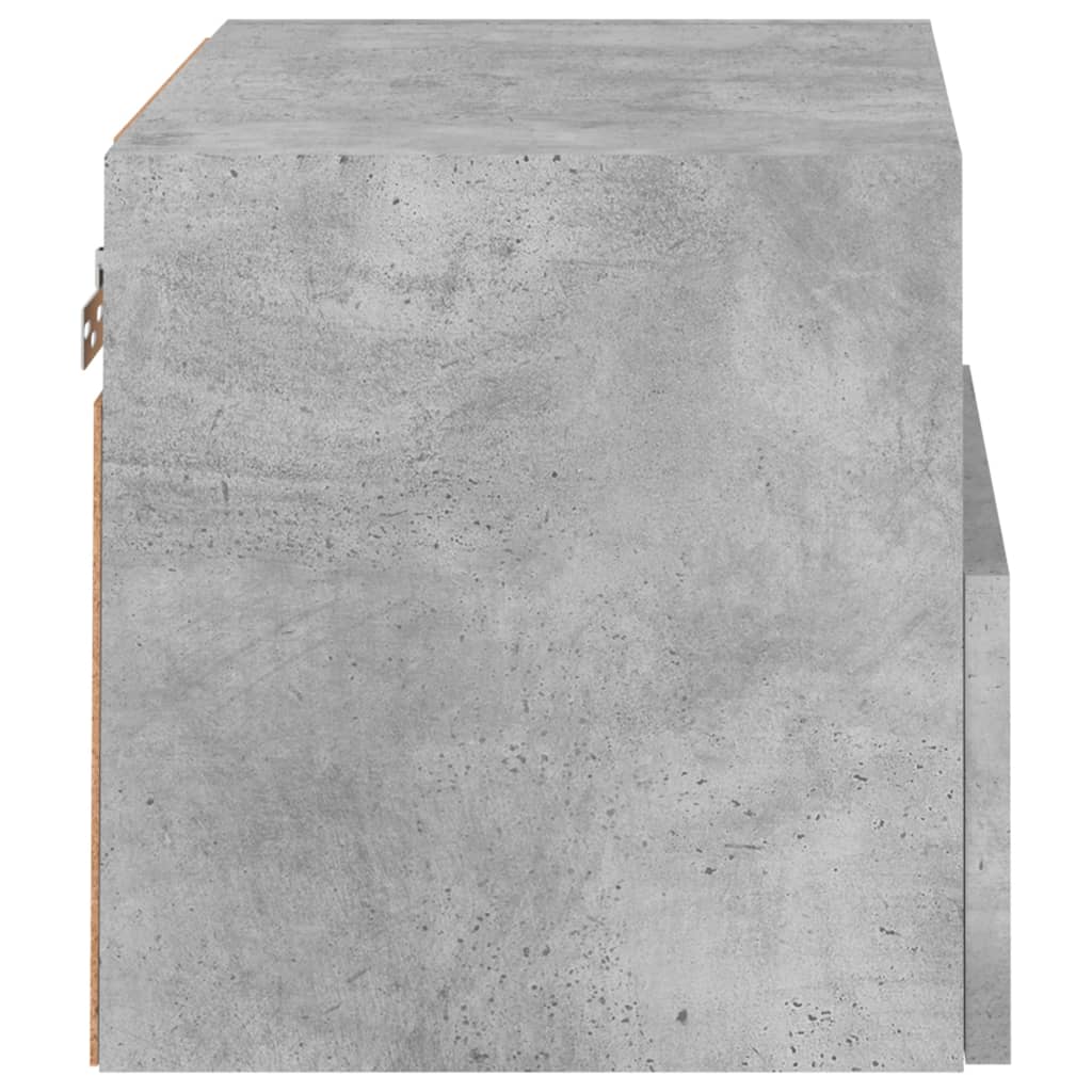 vidaXL TV Wall Cabinets 2 pcs Concrete Grey 40x30x30 cm Engineered Wood